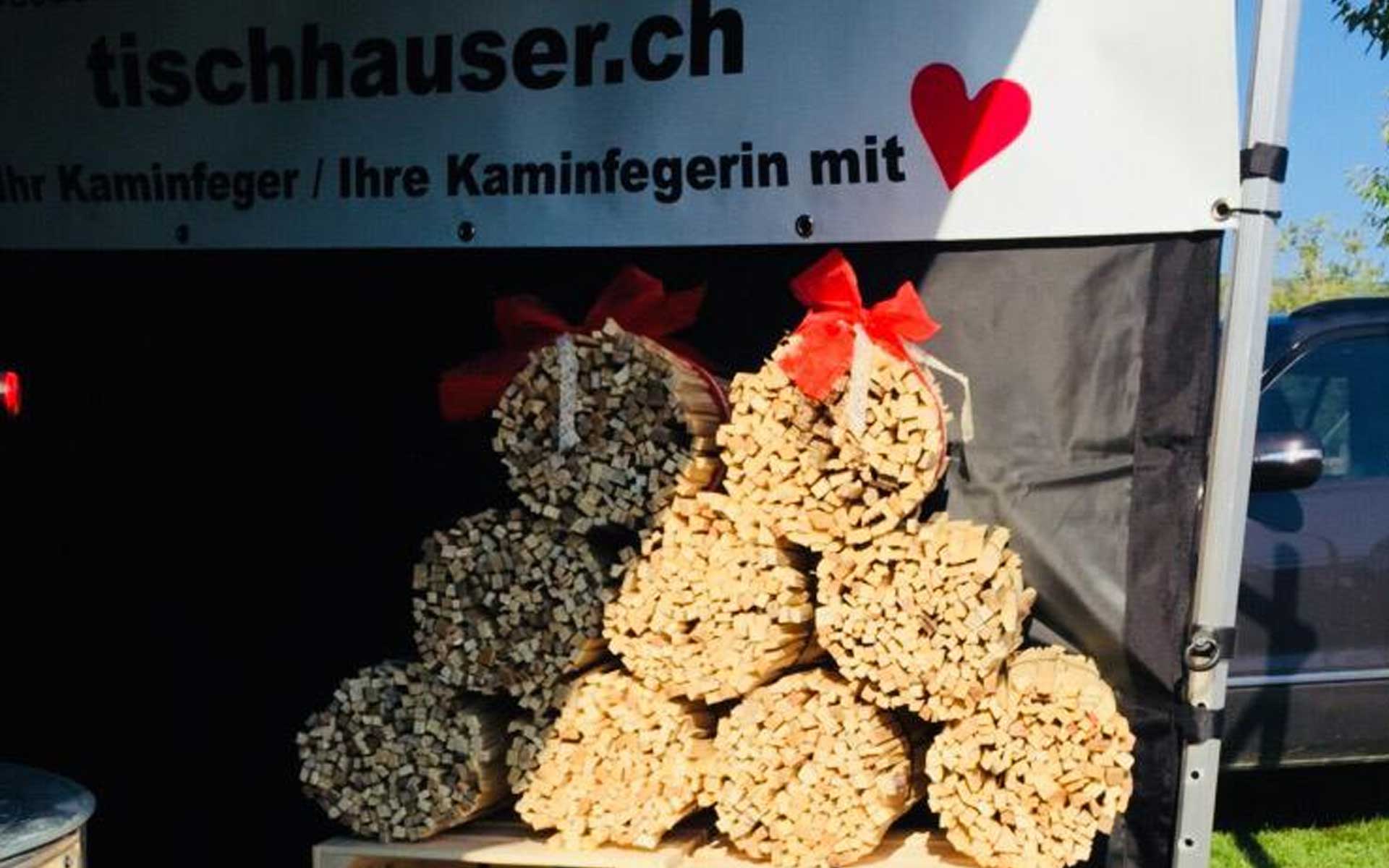 Unser Stand an der Gewerbeausstellung 2018 – Anzündholz